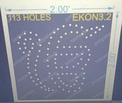 EKON3.2 EKONKARA  2X2 FEET 113 HOLES