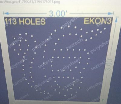 EKON3 EKONKARA  3X3 FEET 113 HOLES