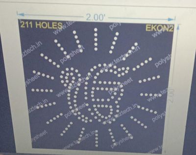 EKON2 EKONKARA  2X2 FEET  211HOLES (5X20H)