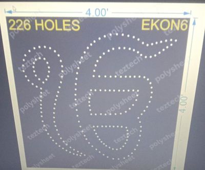EKON6 EKONKARA 4X4 FEET 226 HOLES