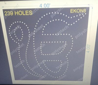 EKON8 EKONKAR  4X4 FEET 239 HOLES