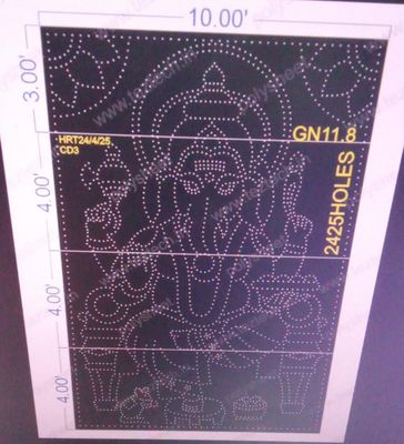 GN11.8 GANPATI 15X10 FEET 2425 HOLES (4 PARTS)