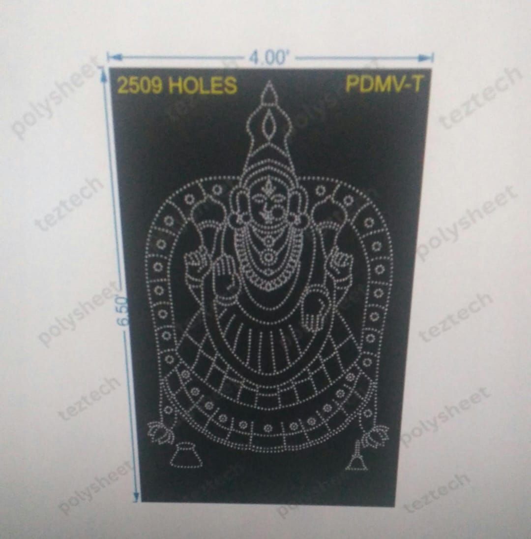 PDMV-T   DEVI PADMAVATHI  6.5X4 FEET  2509 HOLES