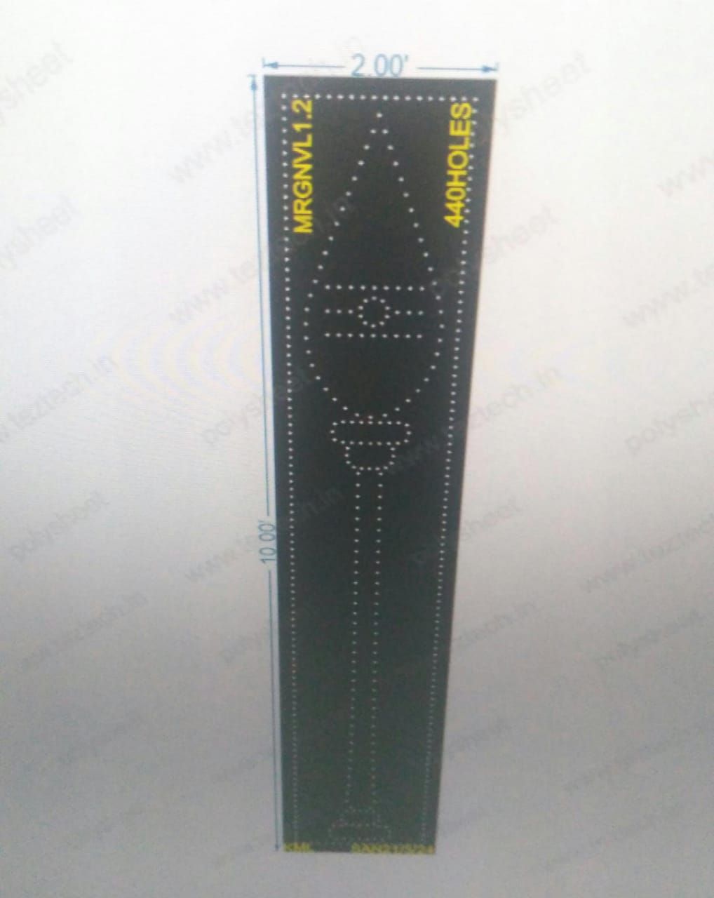 MRGNVL1.2 MURUGAN VEL 10X2FEET 440HOLES