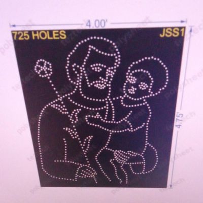 JSS1  JESUS 4.75X4 FEET	725 HOLES