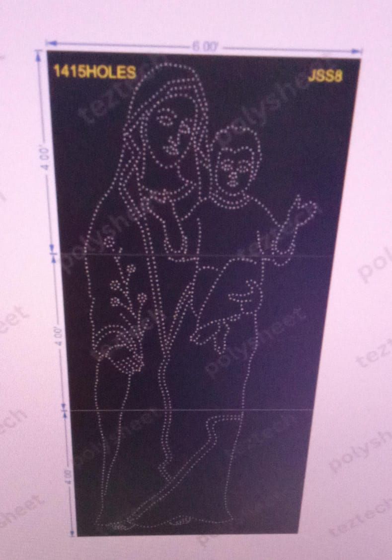 JSS8 JESUS  12X6 FT 1415 HOLES
