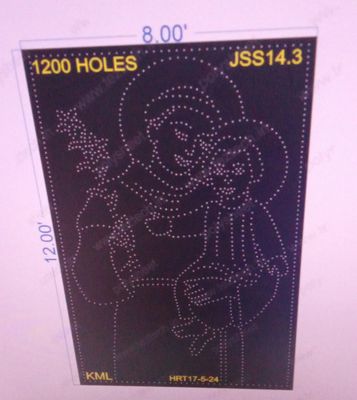 JSS14.3 JESUS 12X8 FEET 1200 HOLES (3 PARTS)