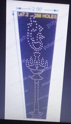 LS7.2 LAMP STAND  10X2 FEET  288 HOLES