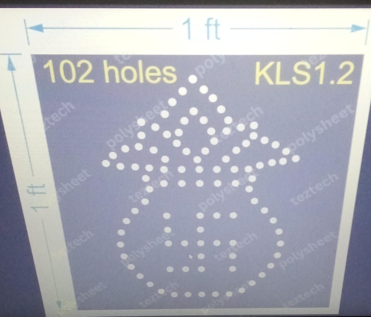 KLS1.2 KALASH 1X1 134 HOLES