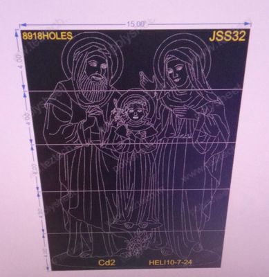 JSS32 JESSUS  20X15 FEET 8918 HOLES (5 PARTS)