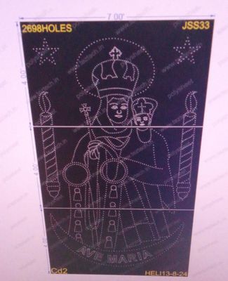 JSS33 JESSUS 16X7 FEET 2698 HOLES IN 3 PARTS