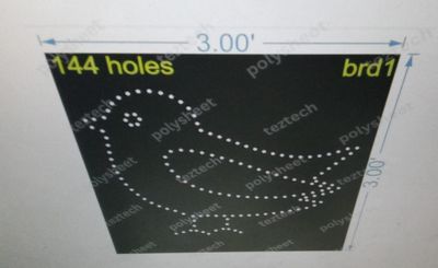 BRD1 BIRD 3x3 FEET 144 HOLES
