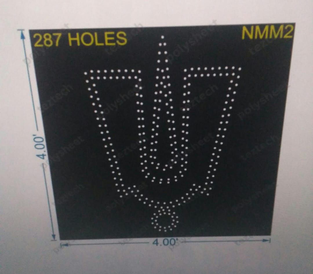 NMM2 NAMAM 4X4 FEET 287 HOLES