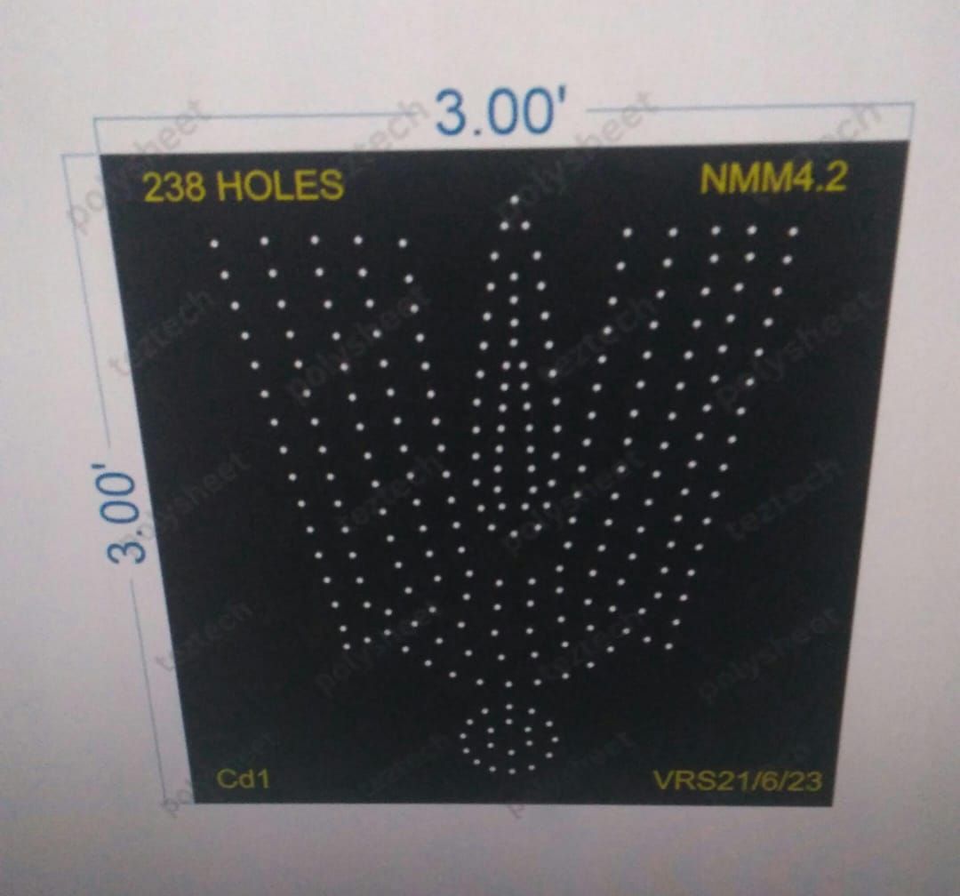 NMM4.2 NAMAM 3X3 FEET 238 HOLES