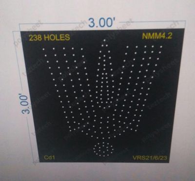 NMM4.2 NAMAM 3X3 FEET 238 HOLES