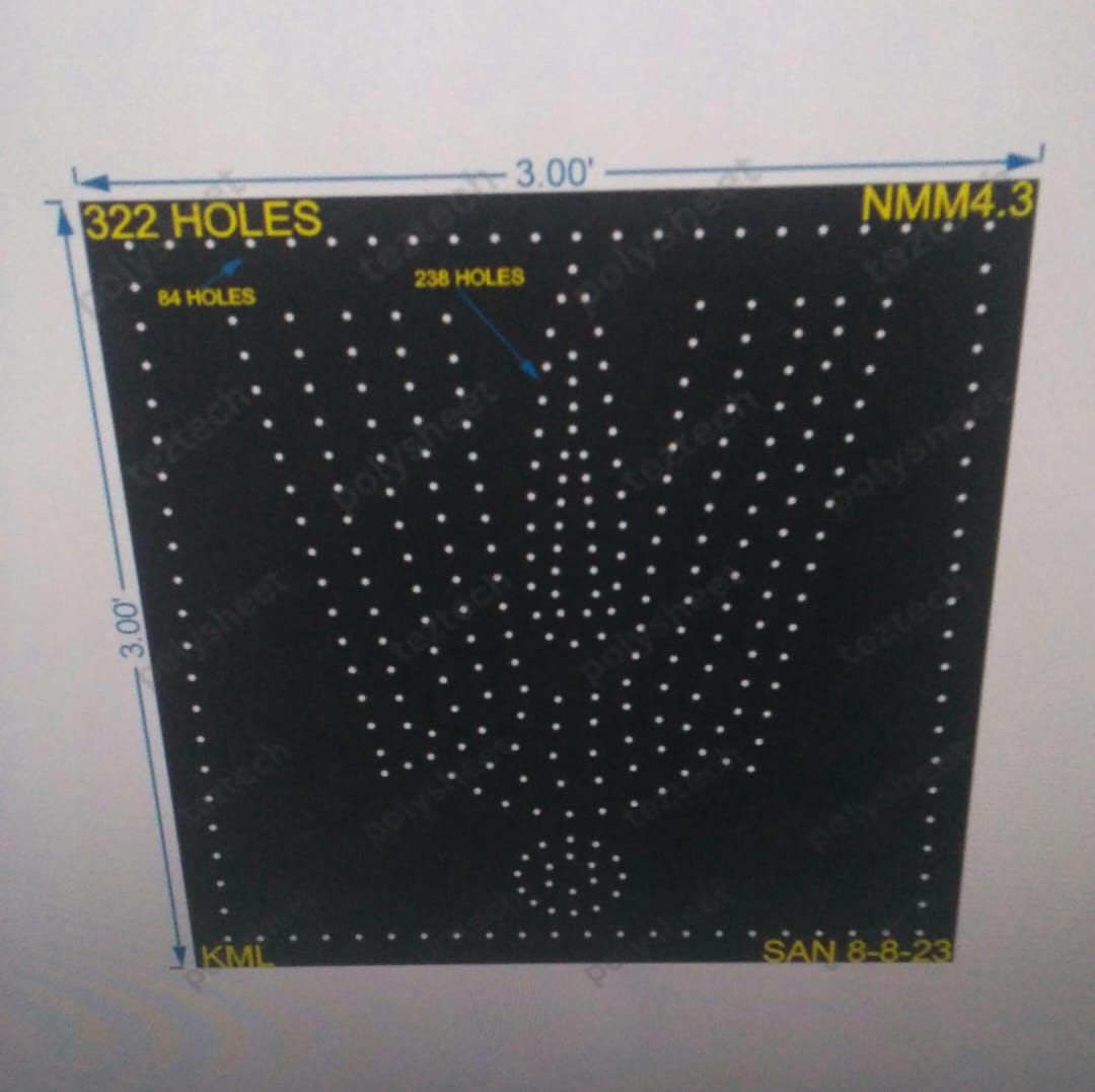 NMM4.3 NAMAM 3X3 FEET 322 HOLES