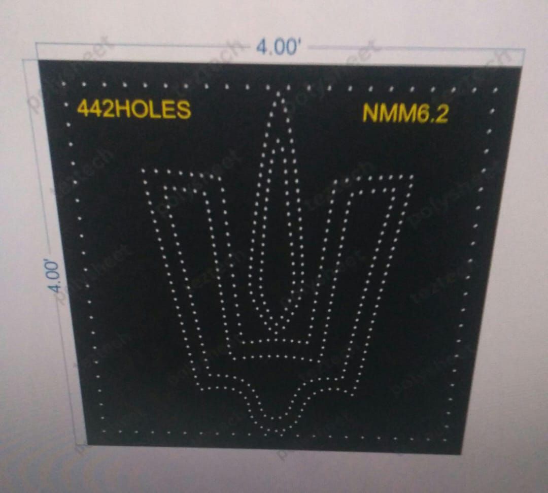 NMM6.2 NAMAM 4X4 FEET 442HOLES