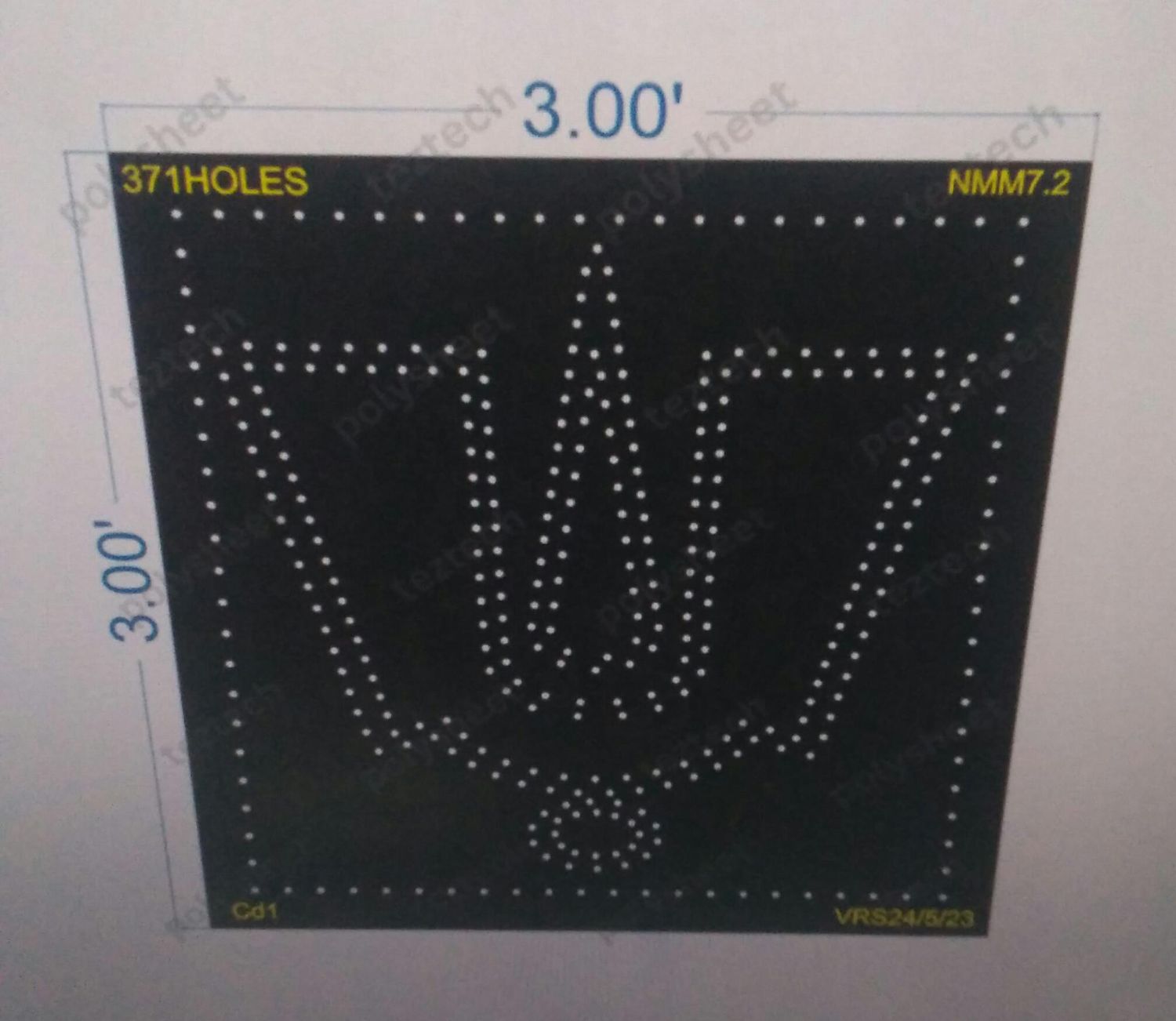 NMM8 NAMAM 2X2 FEET 287HOLES