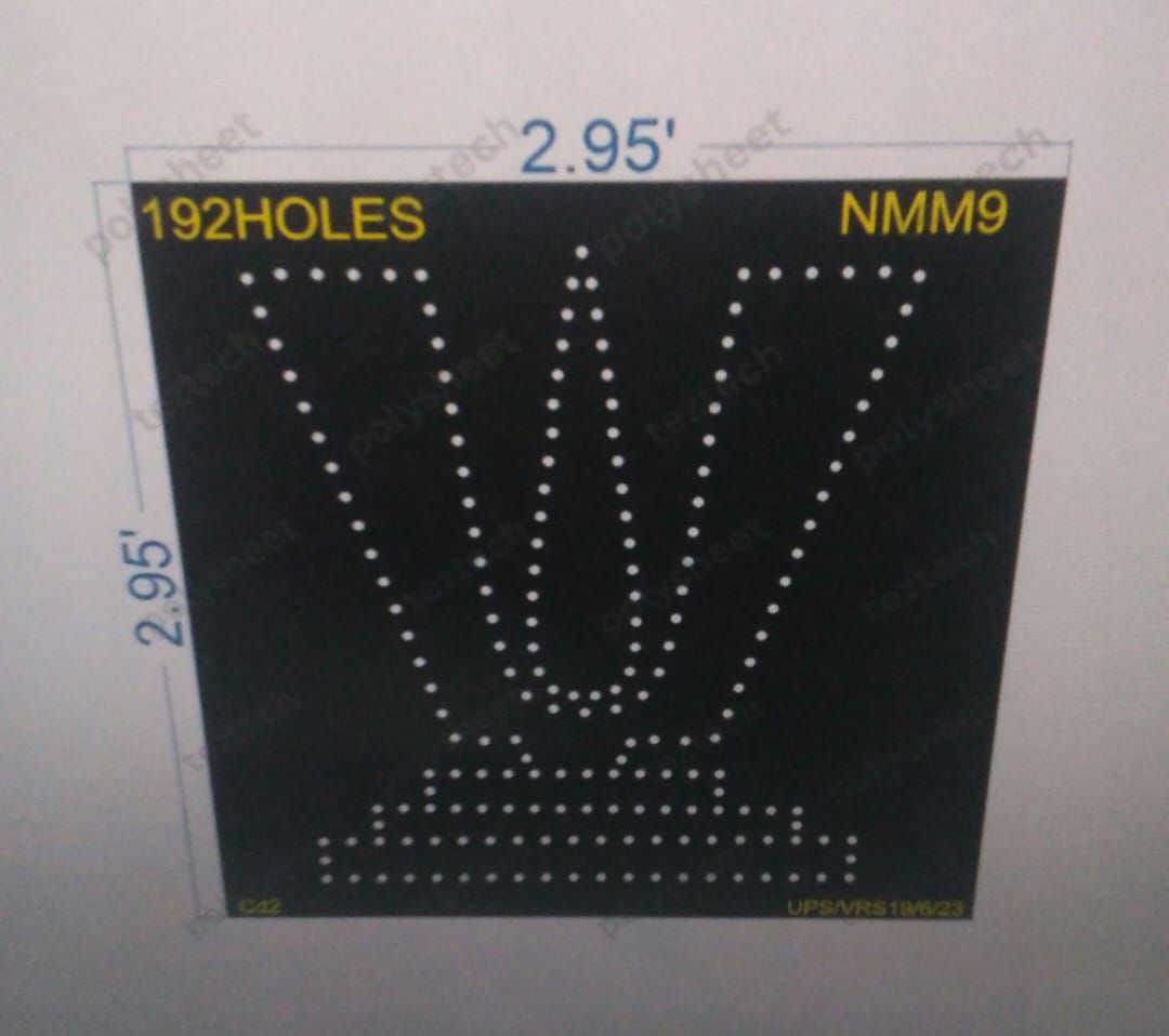 NMM9 NAMAM 3X3 FEET 192HOLES