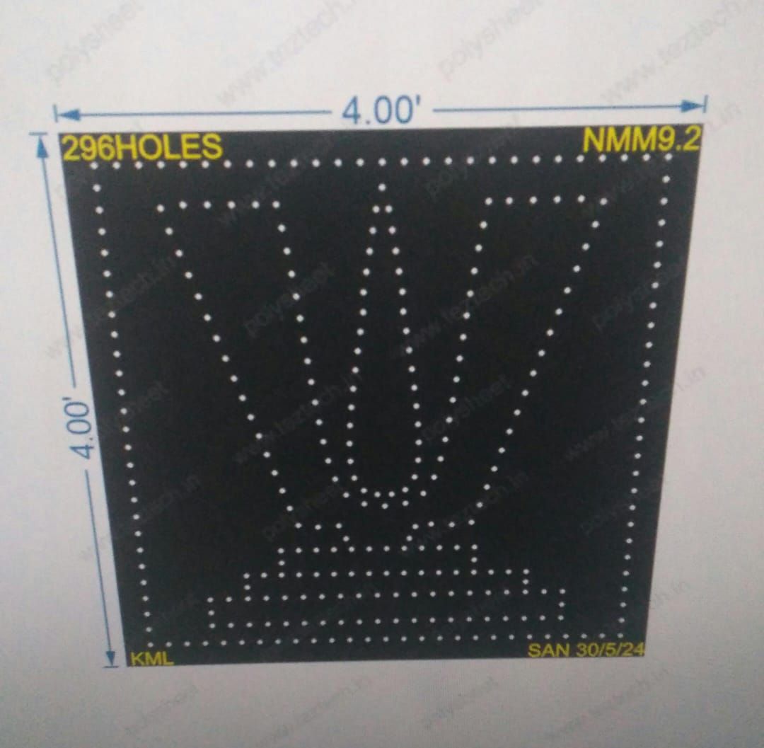 NMM9.2 NAMAM 4X4 FEET 296HOLES