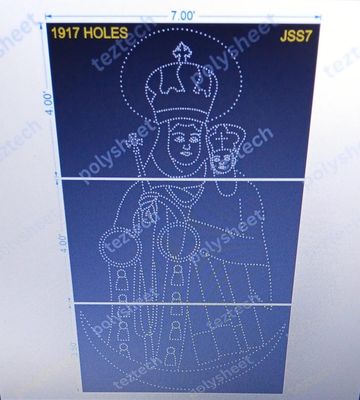 JSS7 JESUS  11.5X7FEET 1917HOLES 3 PARTS