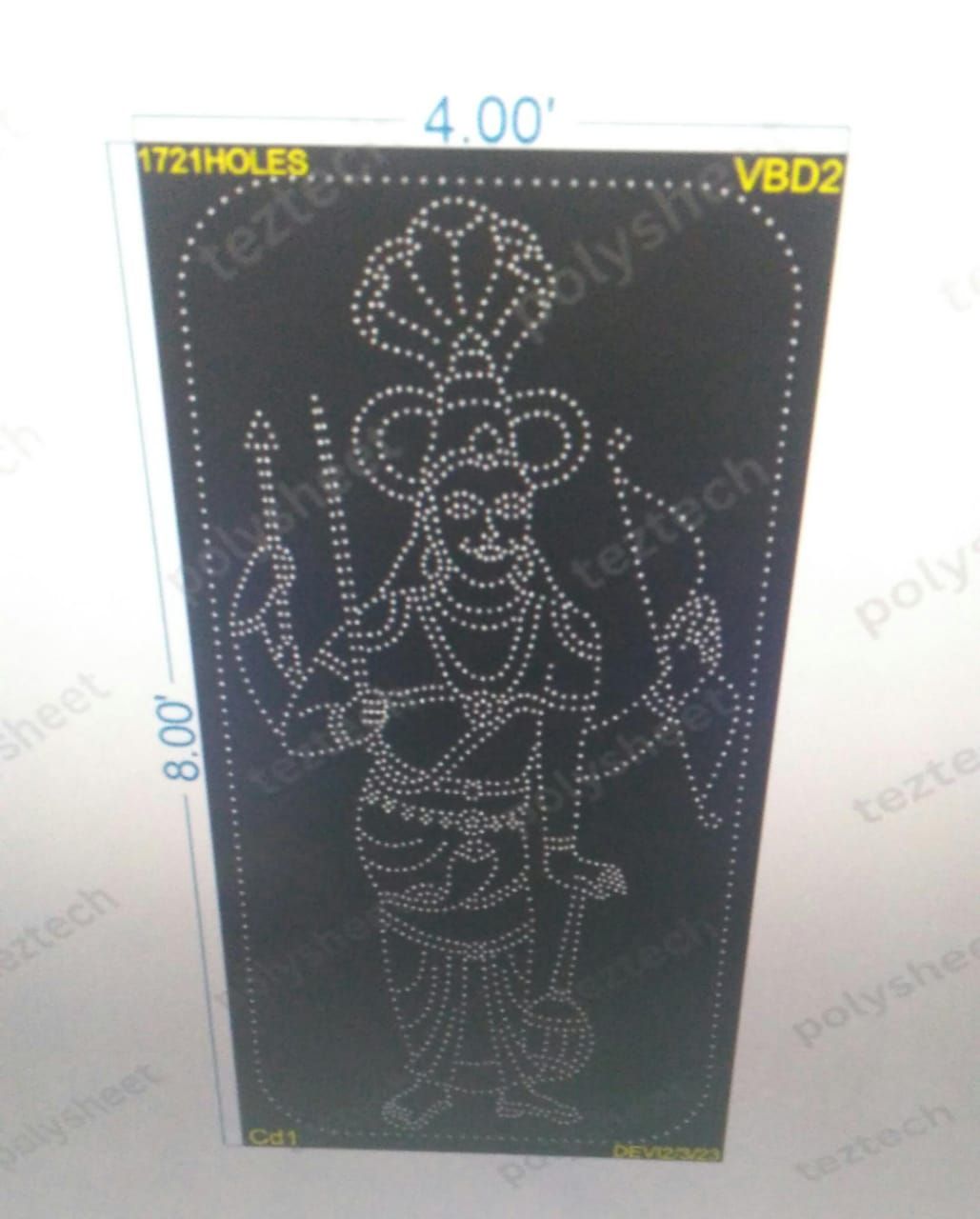 VBD2 VEER BHADRESHWARA 4X8FEET 1721HOLES
