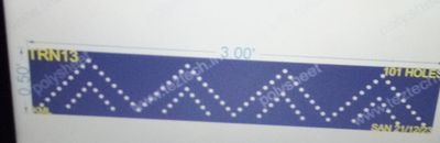 TRN13 TORAN 0.5X3FT 101HOLES