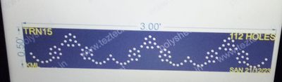 TRN15 TORAN 0.5X3FT 112HOLES