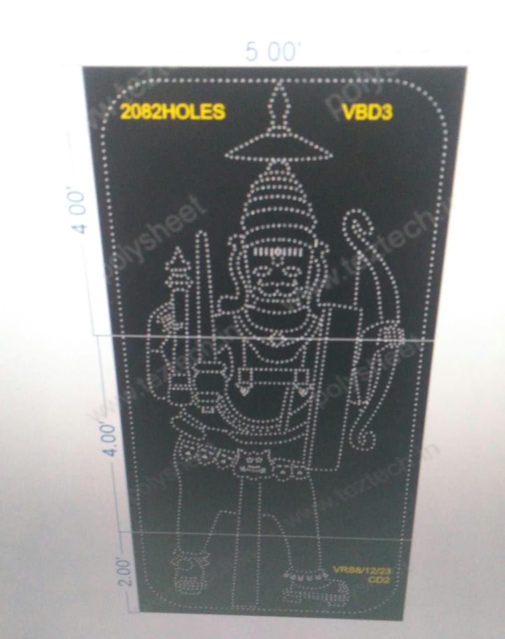 VBD3 VEER BHADRESHWARA 10X5FEET 2082HOLES