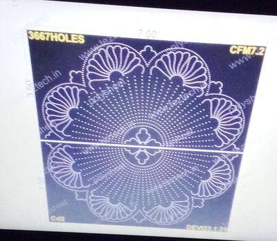 CFM7.2 CHAKRI FOR MURTI 2 PARTS 7X7 FEET 3667 HOLES