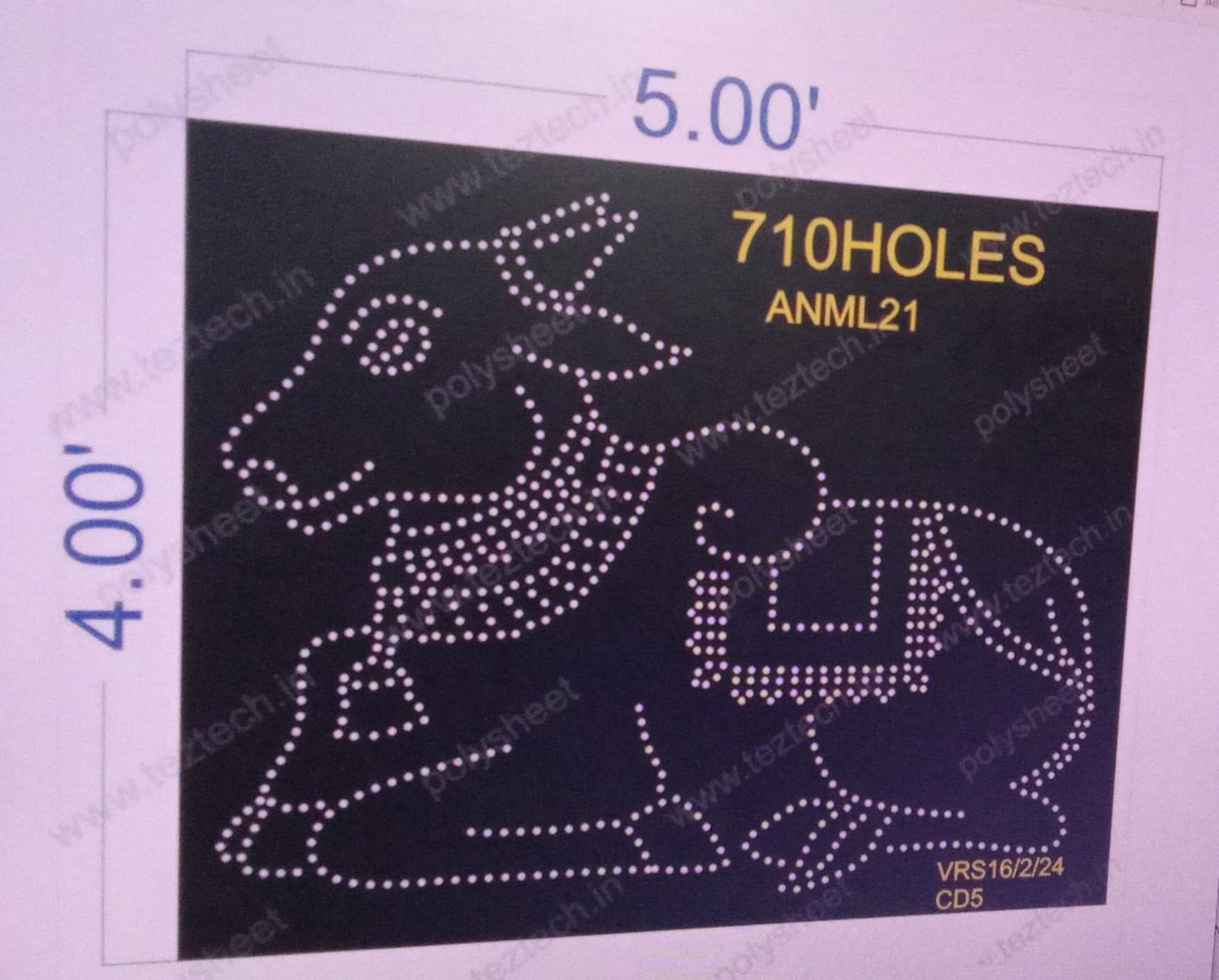 ANML21 NANDI 4X5 FEET 710 HOLES