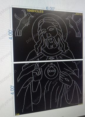 JSS12.2 JESUS 8X6FEET 1646HOLES
