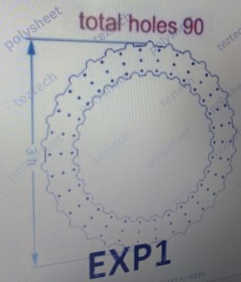 EXP1 CIRCLE BORDER DESIGE 3X3 FT 90 HOLES