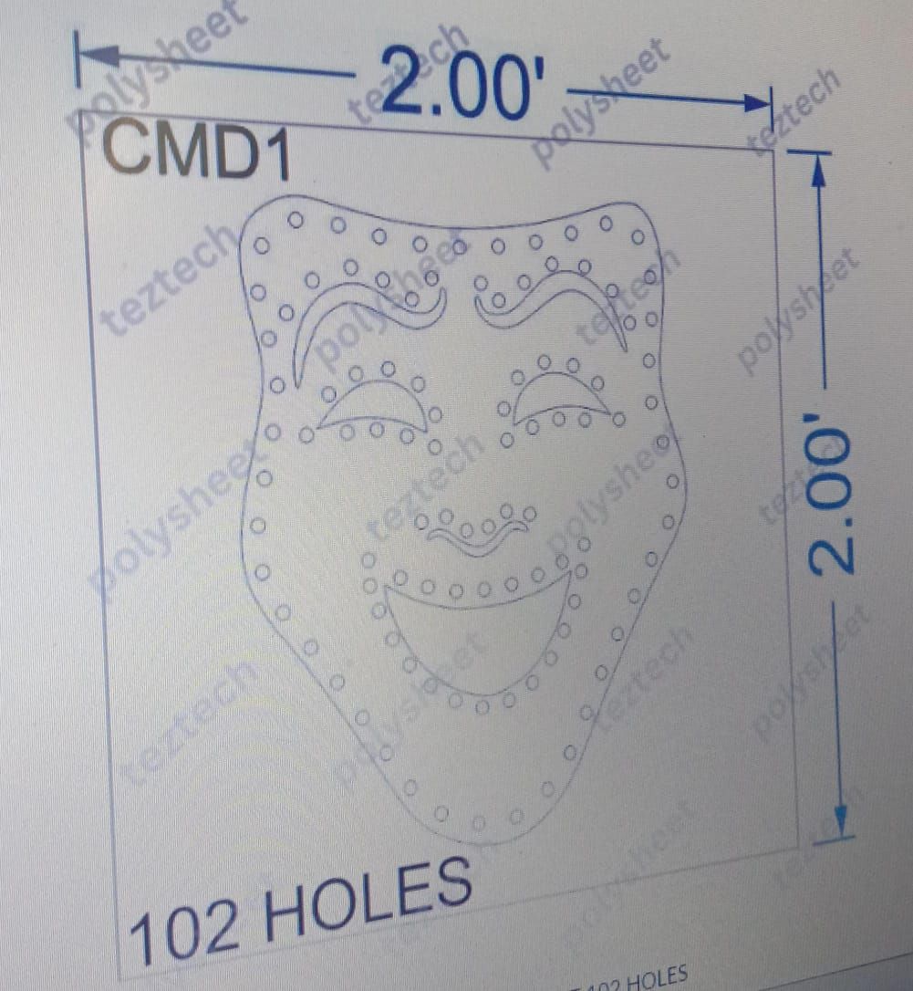 CMD1 CMD 2X2 FT 102 HOLES