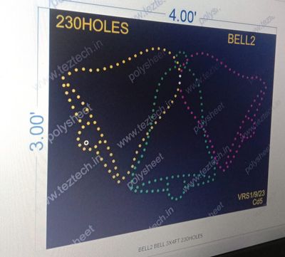 BELL2 BELL  3X4FT 230HOLES