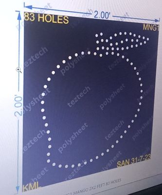 MNG1 MANGO 2X2 FEET 83 HOLES