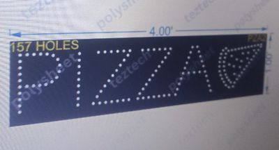 PZA2 PIZZA 1X4 FEET 157 HOLES