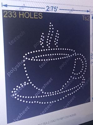 TS2 	TEA 2.75X2.75 FEET 233 HOLES