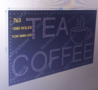 TS3 	TEA 3X5 FEET 1090 HOLES