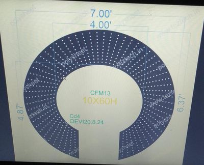 CFM13 CHAKRI FOR MURTI 6.5X7 FEET 600 HOLES