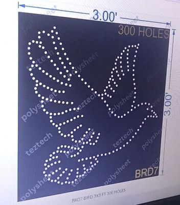 BRD7 BIRD 3X3 FT 300 HOLES