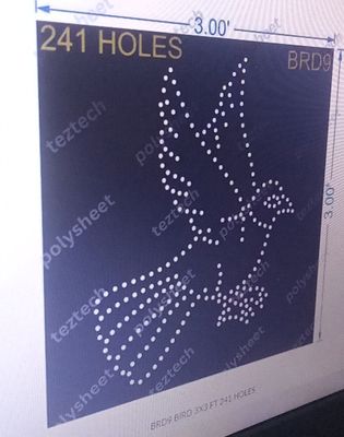BRD9 BIRD 3X3 FT 241 HOLES