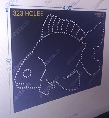FISH2  FISH  3X4 FT  323 HOLES