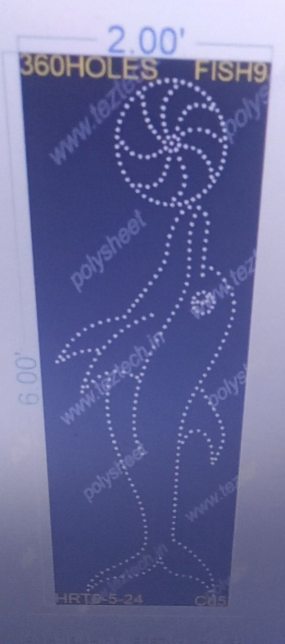 FISH9 FISH 6X2 FEET 360 HOLES