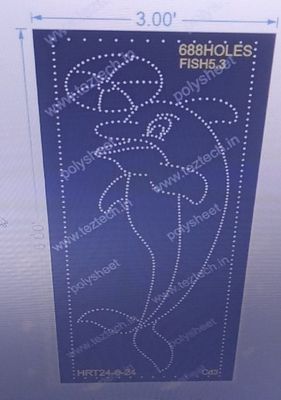 FISH5.3 DOLPHIN 6X3 FEET 688 HOLES