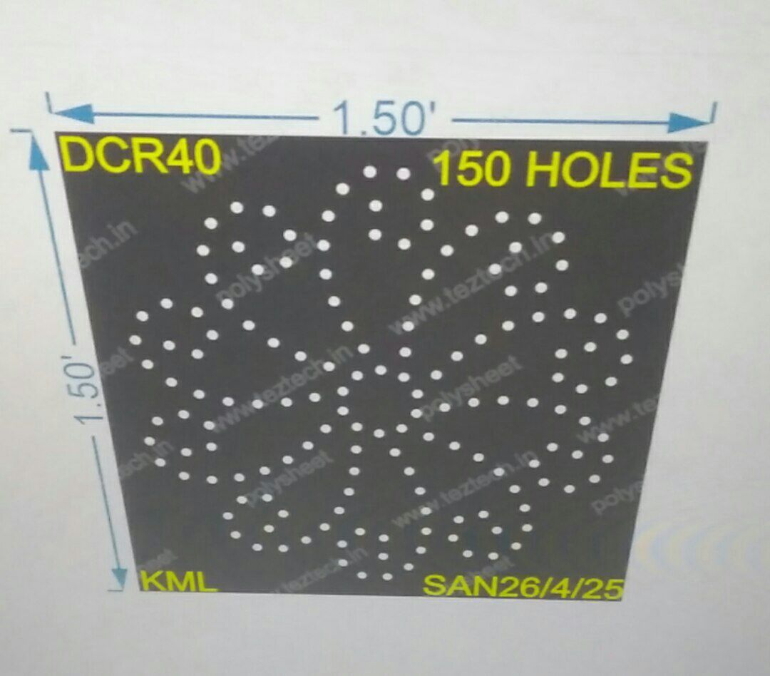 DCR40 DESIGNER CRICLE 1 PART 1.5X1.5 FEET 150 HOLES