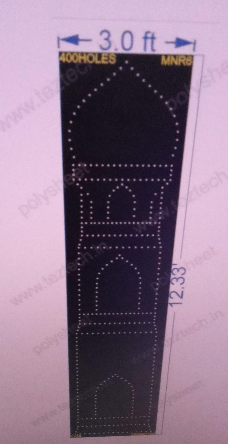 MNR6 MINAR 3X12FEET 400HOLES