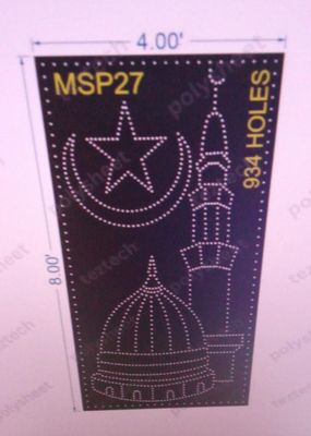 MSP27  MUSLIM PART  8X4FEET 934 HOLES