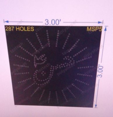 MSP5 MUSLIM PART  3X3 FEET  286 HOLES