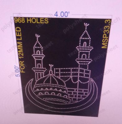 MSP33.3 MUSLIM 4X5FT 968 HOLES
